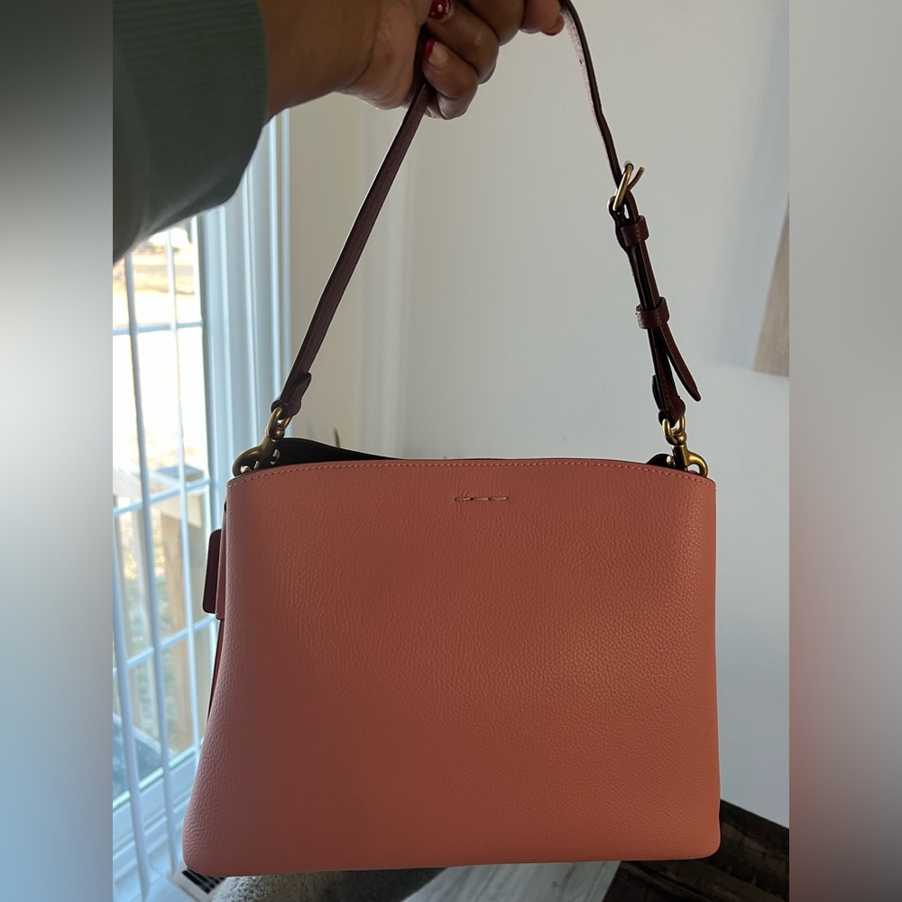Coach Willow Bucket Leather Shoulder Bag - Picture 3 of 13